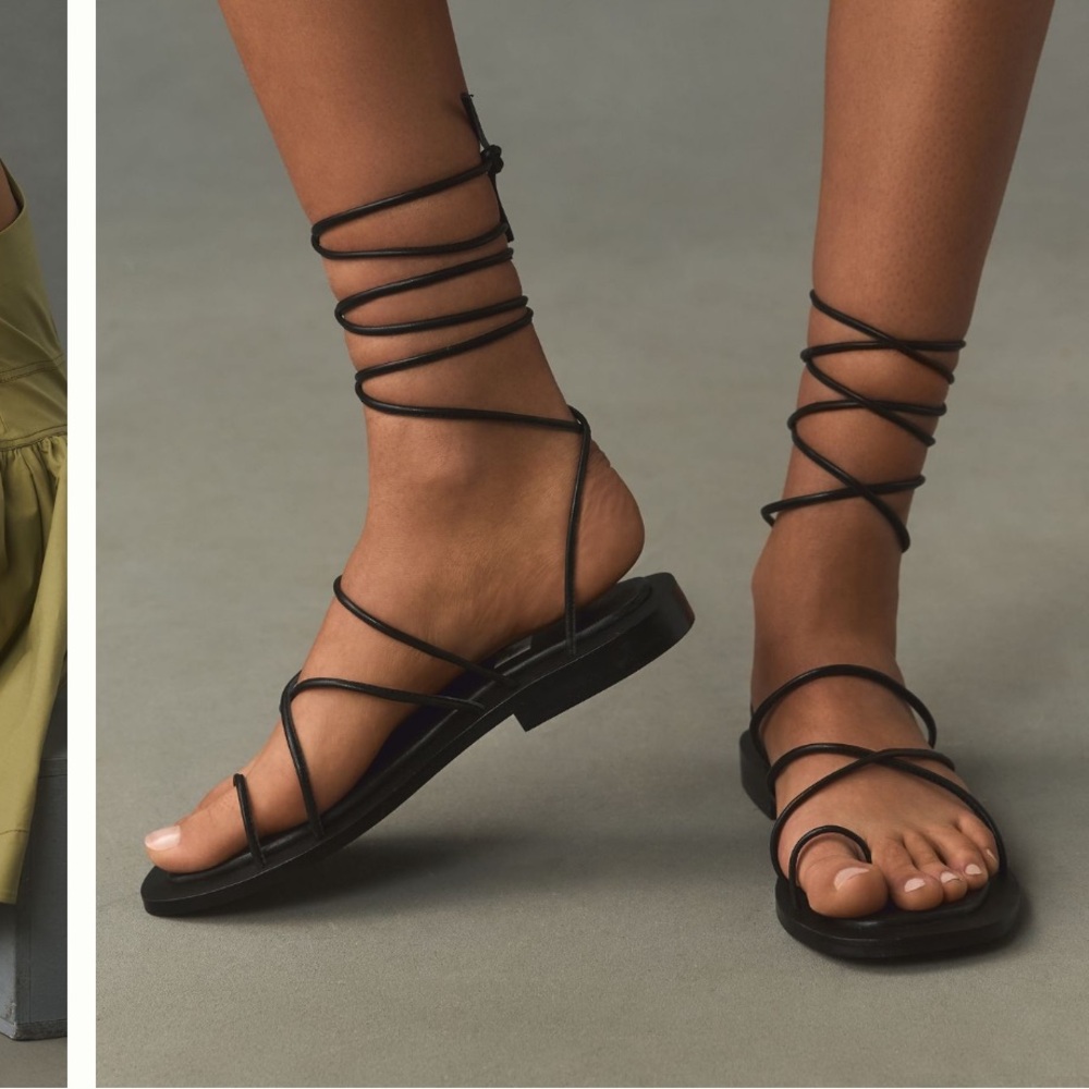 Seychelles Lilac Lace Up Sandals